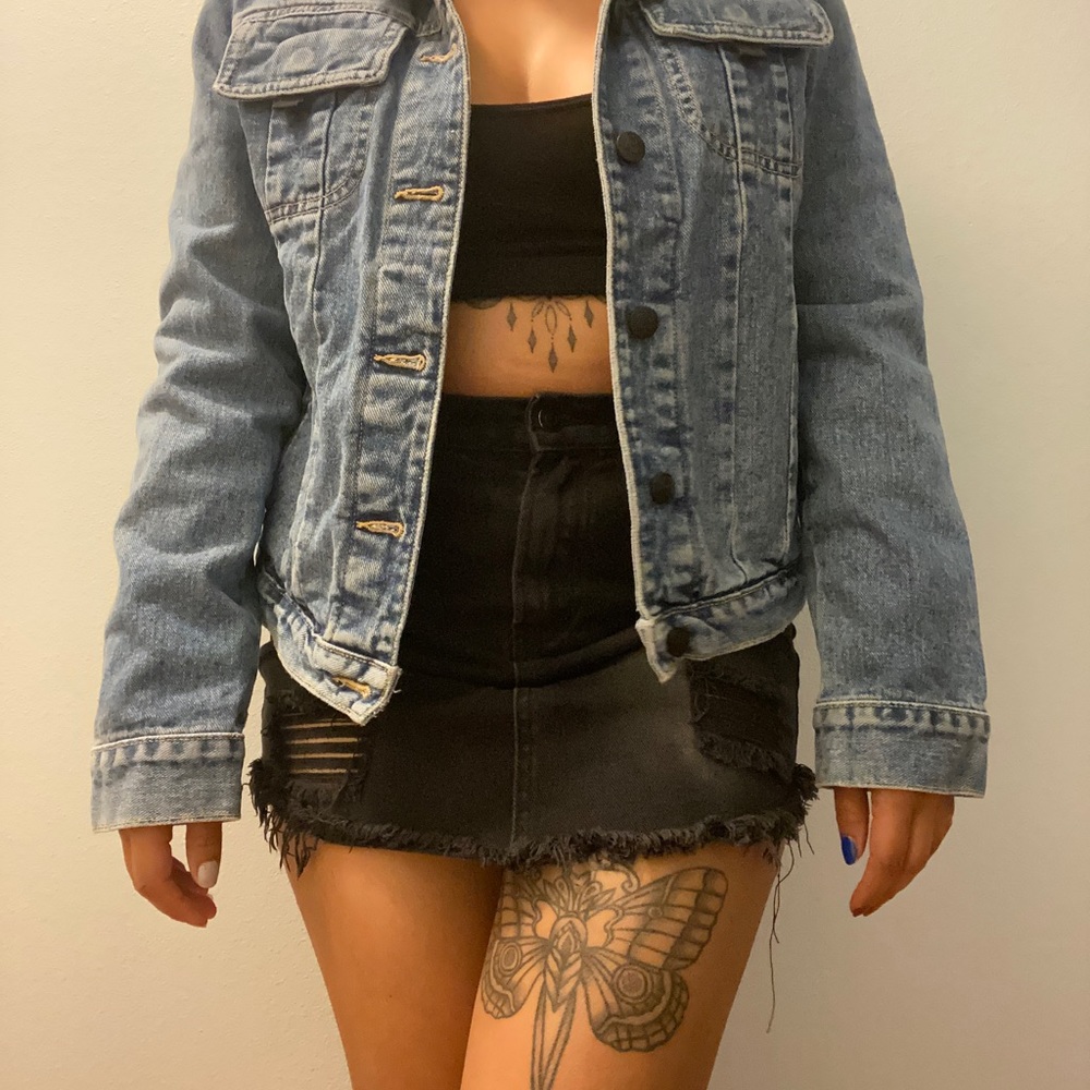 vintage roxy denim jacket
